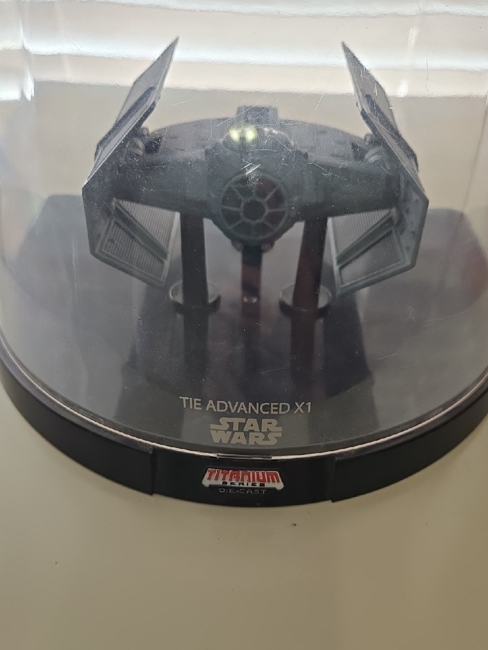 Star Wars TIE Advanced X1 Diecast Collectible - Black & Gray